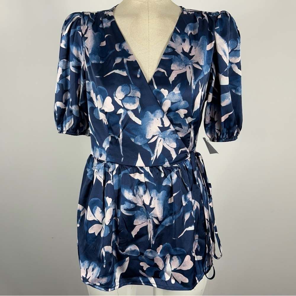 NWT Lovedrobe Navy and Beige Floral Dress